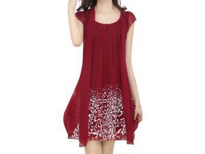 tropical print dress women Dress casual rodado chiffon dresses fashion Summer new women's clothing pretty Clothes Vestido Red wine 2XL tropical print dress women Dress casual rodado chiffon dresses fashion Summer new women's clothing pretty Clothes Vestido Red wine 2XL