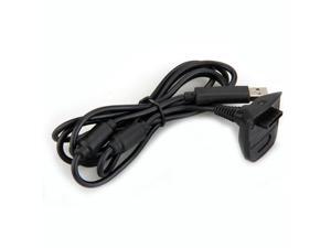 USB Charger Charging Cable for XBOX 360 Wireless Controller Black USB Charger Charging Cable for XBOX 360 Wireless Controller Black