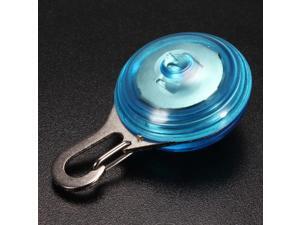 Blue Pet Dog Safety LED Clip Buckle Night Light Flashing Circular Pendant Collar Blue Pet Dog Safety LED Clip Buckle Night Light Flashing Circular Pendant Collar