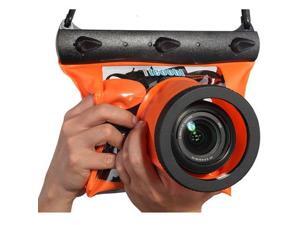 Tteoobl Orange Waterproof Bag Pouch Case Cover for SLR DSLR Camera Canon 600D 40D 60D 7D 5D , Nikon D80 D90 D700 D5100 7000 (Camera is not included) Tteoobl Orange Waterproof Bag Pouch Case Cover for SLR DSLR Camera Canon 600D 40D 60D 7D 5D , Nikon D80 D90 D700 D5100 7000 (Camera is not included)