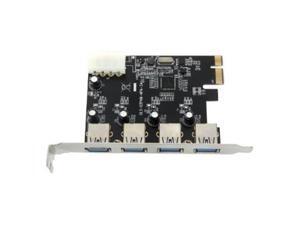 4-Port SuperSpeed USB 3.0 PCI-E PCI Express Card with 4-pin IDE Power Connector NEC uPD720201 4-Port SuperSpeed USB 3.0 PCI-E PCI Express Card with 4-pin IDE Power Connector NEC uPD720201
