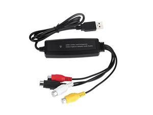 USB AV Grabber S-Video Composite Video Capture Adapter Recorder with Audio for Windows USB AV Grabber S-Video Composite Video Capture Adapter Recorder with Audio for Windows