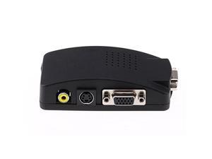 RCA Composite and S-Video to VGA Converter Wide Screen US Version Black RCA Composite and S-Video to VGA Converter Wide Screen US Version Black