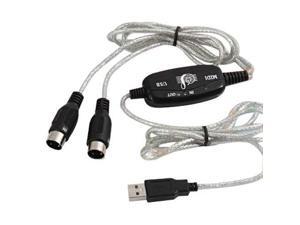 USB To MIDI Keyboard Interface Converter Cable Adapter Support Windows Win XP Win Vista Mac OS black USB To MIDI Keyboard Interface Converter Cable Adapter Support Windows Win XP Win Vista Mac OS black