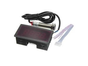 LED 4 Digital Tachometer RPM Speed Meter Red + NPN Hall Proximity Switch Sensor LED 4 Digital Tachometer RPM Speed Meter Red + NPN Hall Proximity Switch Sensor