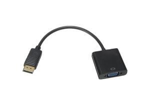 THZY Displayport DP Male To VGA Female Adapter Display Port Cable Converter Black THZY Displayport DP Male To VGA Female Adapter Display Port Cable Converter Black