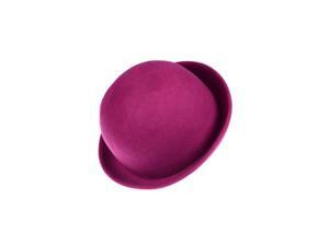 Fashion Vintage Men Women Fedoras Dome Hat Roll Brim Bowler Derby Hat Unisex Headwear rose Red Fashion Vintage Men Women Fedoras Dome Hat Roll Brim Bowler Derby Hat Unisex Headwear rose Red