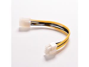 1xMale To Female ATX EPS Power Supply PSU Extension Cable 8 Pin 12v extender 1xMale To Female ATX EPS Power Supply PSU Extension Cable 8 Pin 12v extender