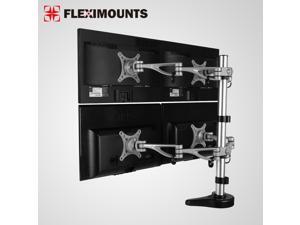 FLEXIMOUNTS M16 Quad LCD Monitor Stand Desk Mount for 10''-27'' Samsung/Dell/Asus/Acer/HP/AOC LCD Computer Monitor (Quad LCD Mount) FLEXIMOUNTS M16 Quad LCD Monitor Stand Desk Mount for 10''-27'' Samsung/Dell/Asus/Acer/HP/AOC LCD Computer Monitor (Quad LCD Mount)