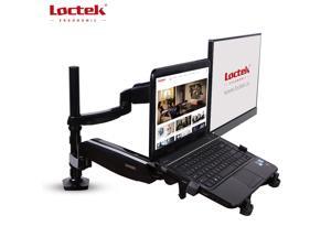 Loctek Dual Monitor Laptop Mount Arm Height Adjustable Articulating for 10''-27'' LED/LCD/PDP Computer Monitor for Samsung/Dell/Asus/Acer/HP/AOC (laptop+monitor) Loctek Dual Monitor Laptop Mount Arm Height Adjustable Articulating for 10''-27'' LED/LCD/PDP Computer Monitor for Samsung/Dell/Asus/Acer/HP/AOC (laptop+monitor)