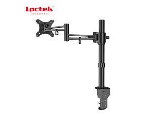 Loctek D2 Monitor Arm Extension Desk Mount Stands Fits Most 10-27 inches LCD Computer Screens ,22 lbs Clamping supporting, Full Motion swing monitor mounting arm (single arm) Loctek D2 Monitor Arm Extension Desk Mount Stands Fits Most 10-27 inches LCD Computer Screens ,22 lbs Clamping supporting, Full Motion swing monitor mounting arm (single arm)