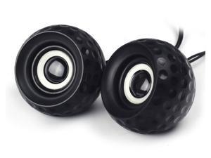 Golf ball shape 2.0 channel usb powered mini speakers 3.5mm usb multimedia small audio desktop laptop speaker Golf ball shape 2.0 channel usb powered mini speakers 3.5mm usb multimedia small audio desktop laptop speaker