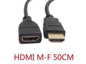 HD HDMI Male to HDMI Male to HDMI Female high-quality gold-plated female extension cable HD HDMI Male to HDMI Male to HDMI Female high-quality gold-plated female extension cable