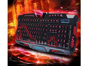 3 color LED Backlight wired professional game keyboard gaming keyboard + game mouse set for WOW/LOL/DOTA game /Mechanical hand backlight keyboard 3 color LED Backlight wired professional game keyboard gaming keyboard + game mouse set for WOW/LOL/DOTA game /Mechanical hand backlight keyboard
