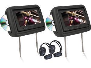 Pair Soundstream Vhd-9Grdk Of 8.8" Headrest Monitors Dvd Players Sd/Usb Pair Soundstream Vhd-9Grdk Of 8.8" Headrest Monitors Dvd Players Sd/Usb