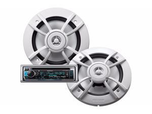 New Kenwood Pkg-Mr365bt Marine Bluetooth Stereo & 6.5 Speaker Package New Kenwood Pkg-Mr365bt Marine Bluetooth Stereo & 6.5 Speaker Package