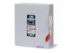 SIEMENS GF321N 30A 240V 3-Pole 4-Wire Fusible General Duty Safety Switch, NEMA-1 SIEMENS GF321N 30A 240V 3-Pole 4-Wire Fusible General Duty Safety Switch, NEMA-1