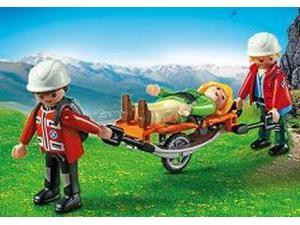 Mountain Rescuers With Stretcher Mountain Rescuers With Stretcher