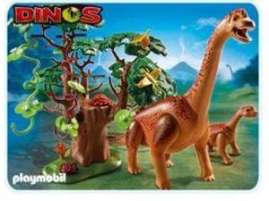 Brachiosaurus With Baby Dinosaur Brachiosaurus With Baby Dinosaur