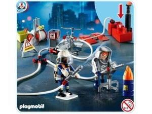Firefighters With Water Pump Fireman Firefighters With Water Pump Fireman