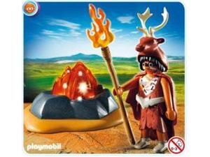 Fire Guardian With Led Fire Rock Stone Age Playmobil Fire Guardian With Led Fire Rock Stone Age Playmobil