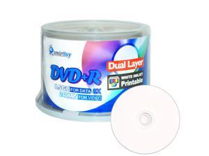 50 Pack Smartbuy 8X DVD+R DL 8.5GB Dual Layer White Inkjet Hub Printable Blank Media Recordable Disc 50 Pack Smartbuy 8X DVD+R DL 8.5GB Dual Layer White Inkjet Hub Printable Blank Media Recordable Disc