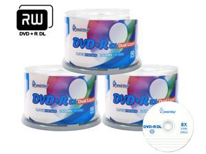 Smartbuy 8X DVD+R DL 8.5GB Dual Layer Logo Top Music Video Data Recordable Disc (150 Packs) Smartbuy 8X DVD+R DL 8.5GB Dual Layer Logo Top Music Video Data Recordable Disc (150 Packs)