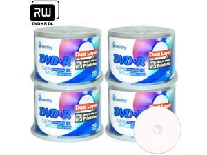 Smartbuy 8X DVD+R DL 8.5GB Dual Layer White Inkjet Hub Printable Music Video Data Recordable Disc (200 Packs) Smartbuy 8X DVD+R DL 8.5GB Dual Layer White Inkjet Hub Printable Music Video Data Recordable Disc (200 Packs)