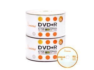 100 Pack Smartbuy 16X DVD+R 4.7GB 120Min Logo Top Blank Media Recordable Disc 100 Pack Smartbuy 16X DVD+R 4.7GB 120Min Logo Top Blank Media Recordable Disc