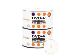 Smartbuy DVD+R 16X 4.7GB 120Min White Inkjet Hub Printable Music Video Data Recordable Disc (100 Packs) Smartbuy DVD+R 16X 4.7GB 120Min White Inkjet Hub Printable Music Video Data Recordable Disc (100 Packs)