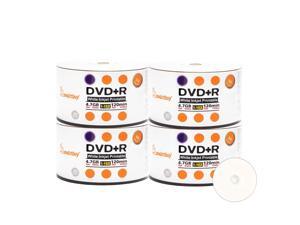 Smartbuy DVD+R 16X 4.7GB 120Min White Inkjet Hub Printable Music Video Data Recordable Disc (200 Packs) Smartbuy DVD+R 16X 4.7GB 120Min White Inkjet Hub Printable Music Video Data Recordable Disc (200 Packs)