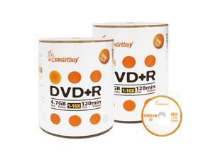 Smartbuy DVD+R 16X 4.7GB 120Min Logo Top Music Video Data Recordable Disc (200 Packs) Smartbuy DVD+R 16X 4.7GB 120Min Logo Top Music Video Data Recordable Disc (200 Packs)
