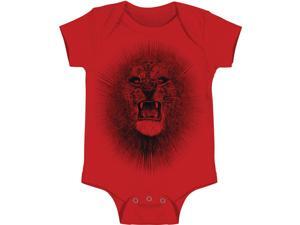 Santana Baby Boys' Red Lion - Baby Bodysuit 12 - 18 Months Red Santana Baby Boys' Red Lion - Baby Bodysuit 12 - 18 Months Red
