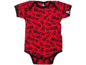 Misfits Baby Boys' All Over Print Bodysuit 0 - 3 Months Red Misfits Baby Boys' All Over Print Bodysuit 0 - 3 Months Red