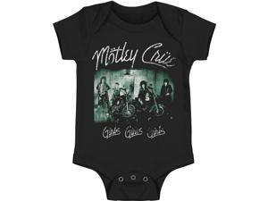 Motley Crue Baby Boys' Girls Girls Girls Bodysuit 0 - 6 Months Black Motley Crue Baby Boys' Girls Girls Girls Bodysuit 0 - 6 Months Black