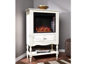 Terracina Fireplace Tower - Antique White Terracina Fireplace Tower - Antique White