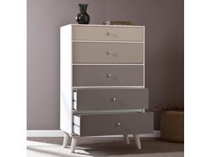 Corby Colorblock 5-Drawer Anywhere Storage Cabinet - Grayscale Corby Colorblock 5-Drawer Anywhere Storage Cabinet - Grayscale