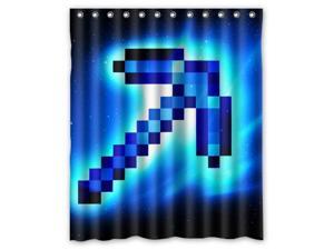 Hot Game Minecraft 11 Pattern Polyester Fabric Shower Curtain, 60" By 72" Hot Game Minecraft 11 Pattern Polyester Fabric Shower Curtain, 60" By 72"