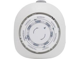 GE 15151 7-Day Mechanical Polarized 1-Outlet Plug-in Timer GE 15151 7-Day Mechanical Polarized 1-Outlet Plug-in Timer