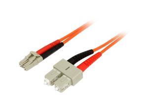 StarTech FIBLCSC10 10 ft. Multimode 62.5/125 Duplex Fiber Patch Cable LC-SC StarTech FIBLCSC10 10 ft. Multimode 62.5/125 Duplex Fiber Patch Cable LC-SC