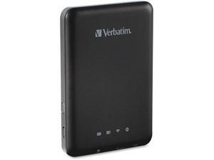 Verbatim 98243 Wireless Mediashare f/Tablets/Smartphones Black Verbatim 98243 Wireless Mediashare f/Tablets/Smartphones Black