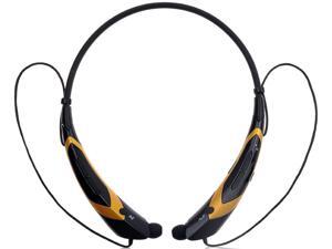 Viotek VITALITY Wireless Bluetooth 4.0 Around-the-Neck Earbud Headphones (Includes Volume Control and Answer/Hang Up Functions) for Cell Phones - Black with Gold Accents Viotek VITALITY Wireless Bluetooth 4.0 Around-the-Neck Earbud Headphones (Includes Volume Control and Answer/Hang Up Functions) for Cell Phones - Black with Gold Accents