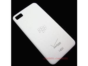 Verizon Blackberry Z10 OEM Door Back Cover Battery Door Housing with NFC White Verizon Blackberry Z10 OEM Door Back Cover Battery Door Housing with NFC White