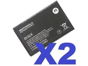 2x MOTOROLA BH6X OEM Cellphone Battery for Atrix 4G 2x MOTOROLA BH6X OEM Cellphone Battery for Atrix 4G