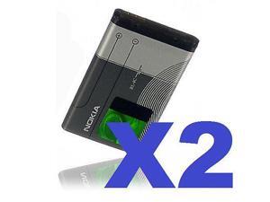 2x NOKIA BL-4C OEM BATTERY 1661 7705 6131 6102 6101 6126 3500 6102i 6301 6300 2x NOKIA BL-4C OEM BATTERY 1661 7705 6131 6102 6101 6126 3500 6102i 6301 6300