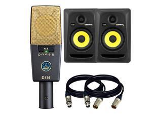 AKG Pro Audio C414 XLII Vocal Condenser Microphone, Multipattern. Free KRK RP5G3(Pair) and 2 XLR Cables AKG Pro Audio C414 XLII Vocal Condenser Microphone, Multipattern. Free KRK RP5G3(Pair) and 2 XLR Cables