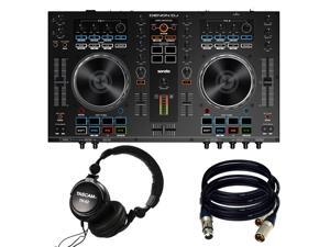 Denon DJ MC4000 2-Ch 2-Deck Serato DJ Controller - New. W/ Tascam TH02 and 2 XRL Cables. Denon DJ MC4000 2-Ch 2-Deck Serato DJ Controller - New. W/ Tascam TH02 and 2 XRL Cables.