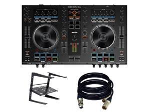 Denon DJ MC4000 2-Ch 2-Deck Serato DJ Controller - New. W/ laptop stand and 2 XLR Cables. Denon DJ MC4000 2-Ch 2-Deck Serato DJ Controller - New. W/ laptop stand and 2 XLR Cables.