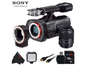 Sony NEX VG900 Full Frame Interchangeable Lens Camcorder Video Camera with 3-Inch LCD + Sony 100mm f/2.8 Macro Lens + 16GB Pixi-Basic Accessory Bundle Sony NEX VG900 Full Frame Interchangeable Lens Camcorder Video Camera with 3-Inch LCD + Sony 100mm f/2.8 Macro Lens + 16GB Pixi-Basic Accessory Bundle