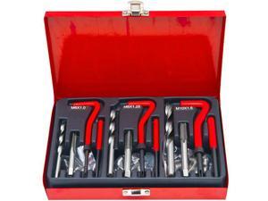 Biltek® 89pc Professional Thread Repair Rethread Kit Restoring Damaged Threads M6 M8 M10 Biltek® 89pc Professional Thread Repair Rethread Kit Restoring Damaged Threads M6 M8 M10